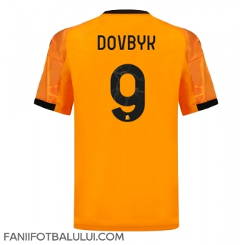 AS Roma Artem Dovbyk #9 Tricou Fotbal Replică 2025-26 Barbati Deplasare